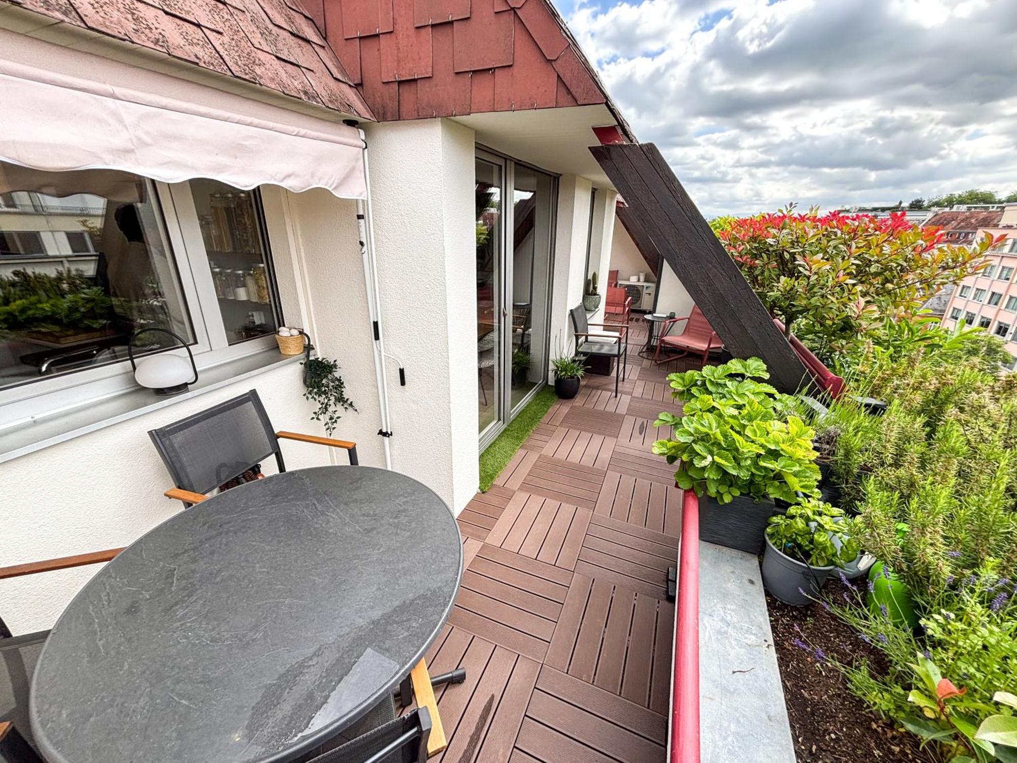 Apartment L'attique - Terrasse Panoramique - Acces Transports En Commun - Centre - Commerces A Proximite Straßburg