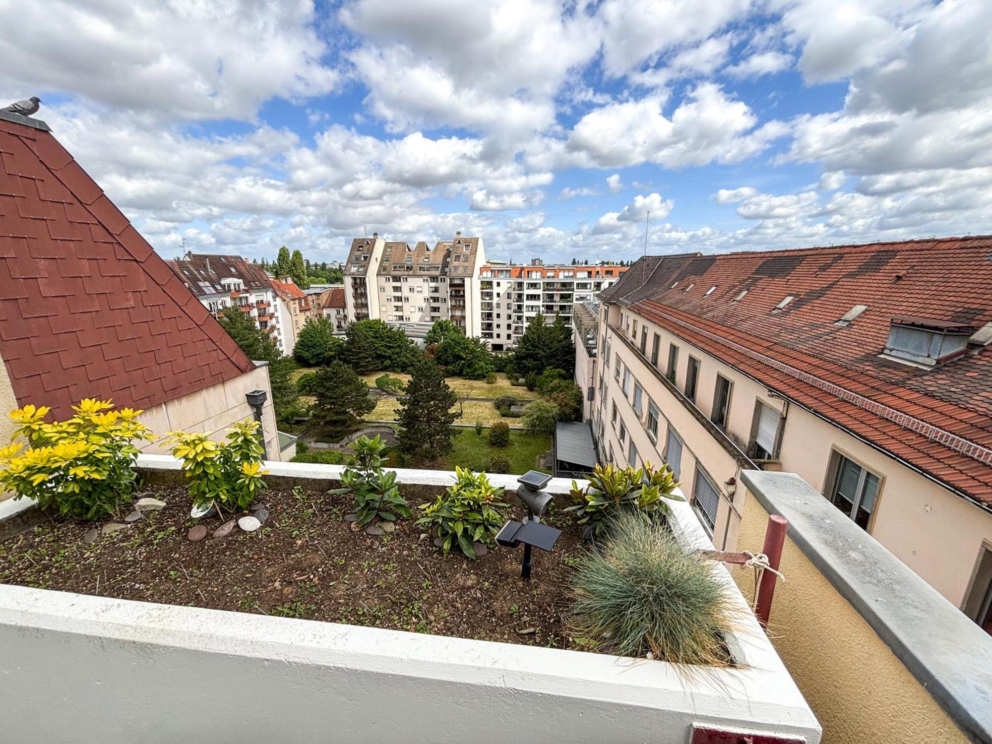 L'attique - Terrasse Panoramique - Acces Transports En Commun - Centre - Commerces A Proximite Straßburg